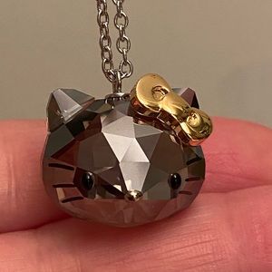 Swarovski Crystal Hello Kitty pendant and chain